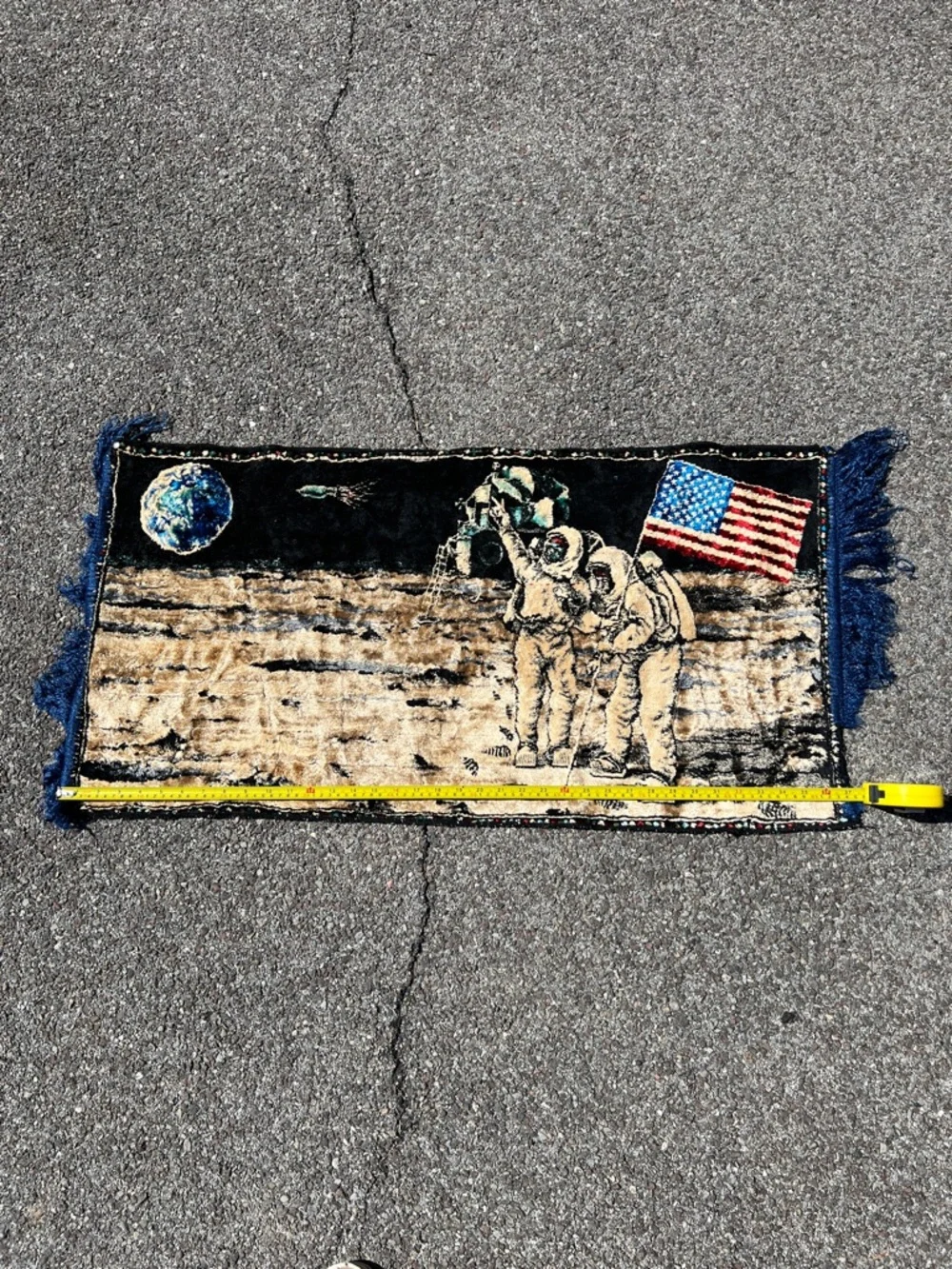 Astronaut Moon Landing Tapestry